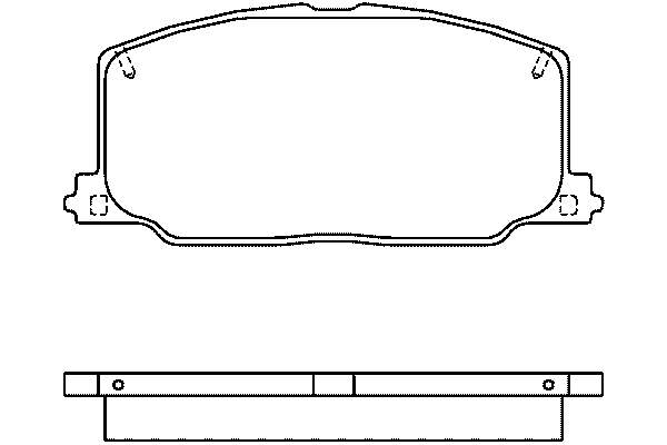 Передние тормозные колодки T0042 HELLA-PAGID