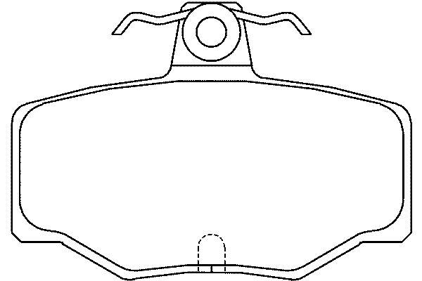 Задние тормозные колодки T5064 HELLA-PAGID