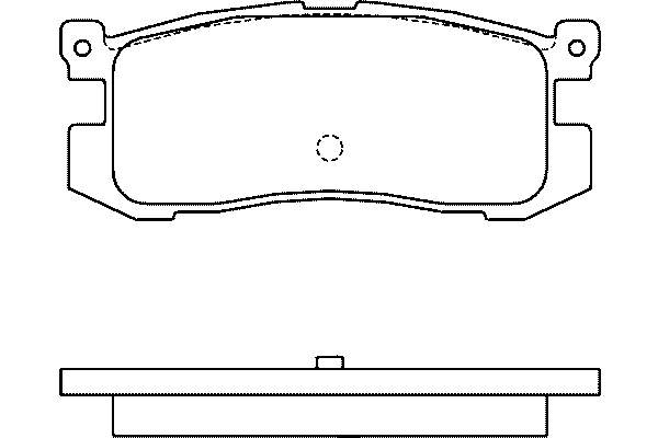 T3006 HELLA-PAGID Колодки тормозные дисковые комплект