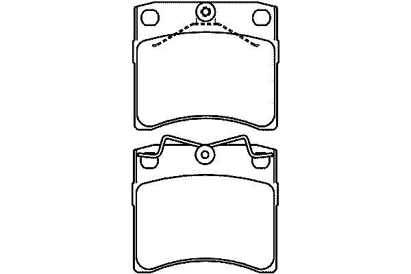 T5115 HELLA-PAGID колодки тормозные передние дисковые