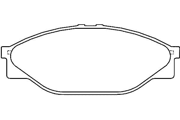 Передние тормозные колодки T3012 HELLA-PAGID