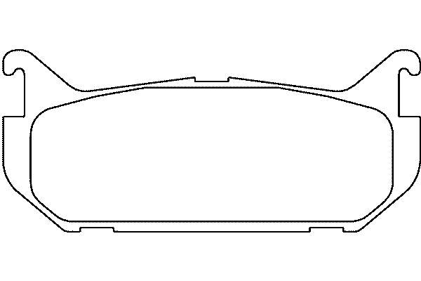 T3043 HELLA-PAGID колодки тормозные задние дисковые