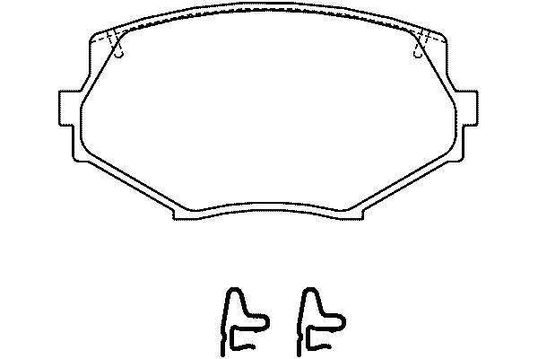 Передние тормозные колодки T3073 HELLA-PAGID