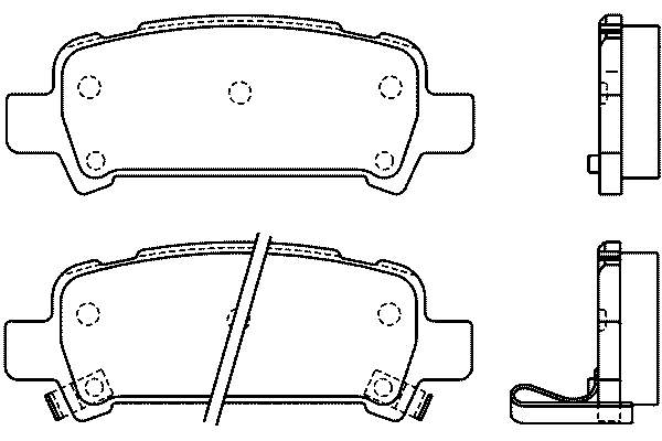Колодки дисковые  HELLA-PAGID T1244 цена, от 15.52 USD