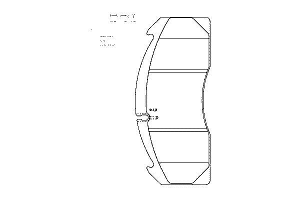 Передние тормозные колодки C2040 HELLA-PAGID