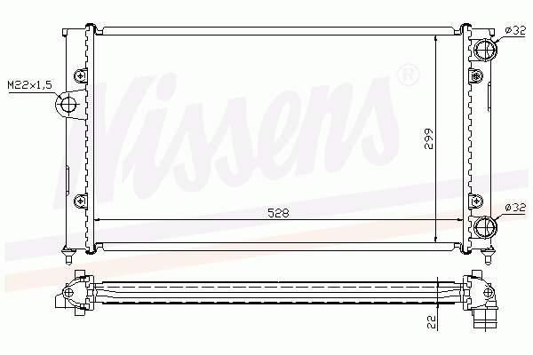 Радиатор 65194A Nissens