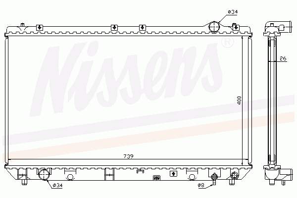 Радиатор 64758A Nissens