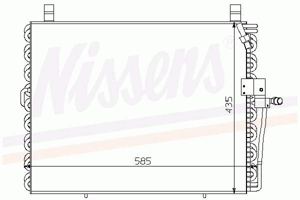 94176 Nissens radiador de aparelho de ar condicionado