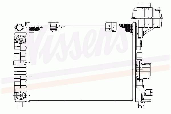 500508A2 Polcar radiador de esfriamento de motor