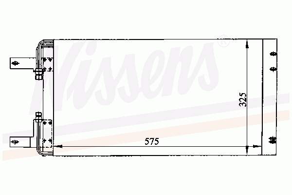 82429761 Fiat/Alfa/Lancia radiador de aparelho de ar condicionado