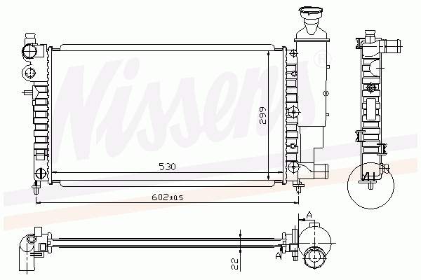 Радиатор 63736A Nissens