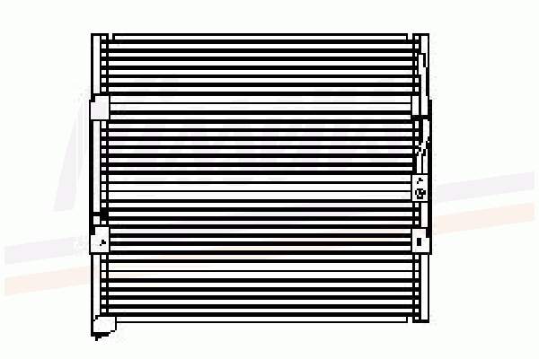 80110SR1A13 Honda radiador de aparelho de ar condicionado