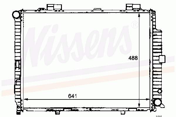 Радиатор 62613 Nissens