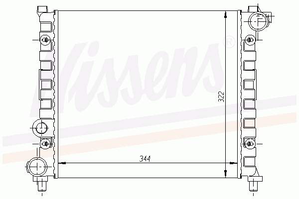 Радиатор охлаждения двигателя Polcar 6711080 цена, от 31.19 USD