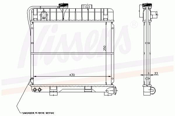 17111719380 BMW radiador de esfriamento de motor