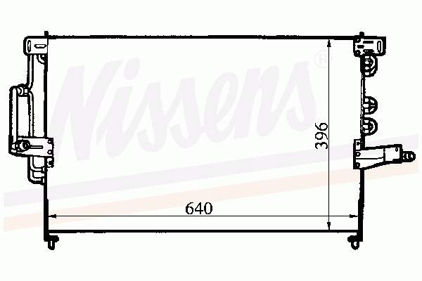 94229 Nissens radiador de aparelho de ar condicionado