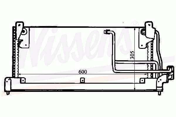 94228 Nissens radiador de aparelho de ar condicionado