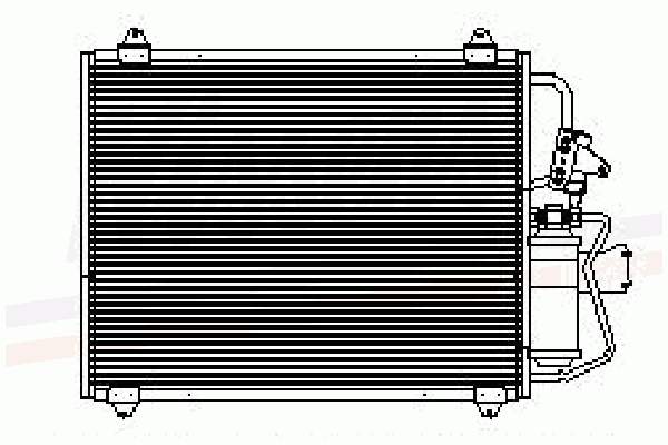 Radiador de aparelho de ar condicionado 94143 Nissens