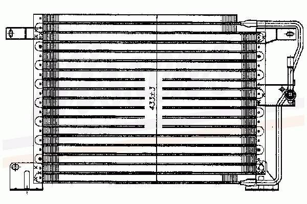 94346 Nissens radiador de aparelho de ar condicionado