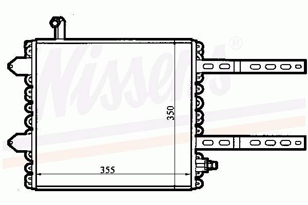 Радиатор кондиционера 94260 Nissens