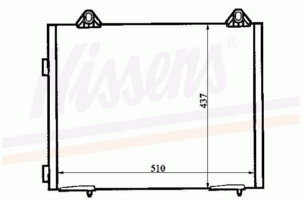 Radiador de aparelho de ar condicionado para Land Rover Freelander (LN)