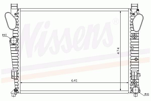 A2205002403 Market (OEM) radiador de esfriamento de motor