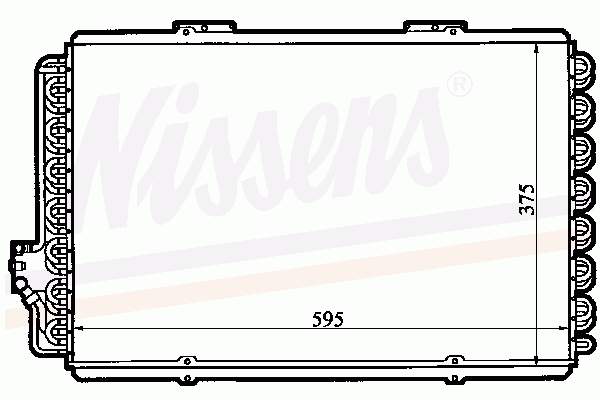 94244 Nissens radiador de aparelho de ar condicionado