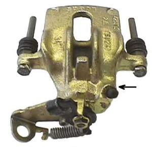 Суппорт задний левый 9950711 Fiat/Alfa/Lancia