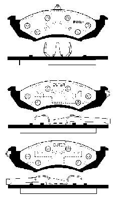 1453129 Ford Колодки передние