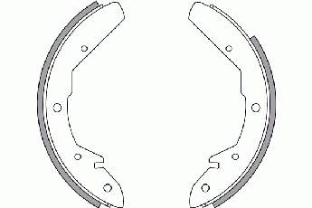 2747275 NK sapatas do freio traseiras de tambor