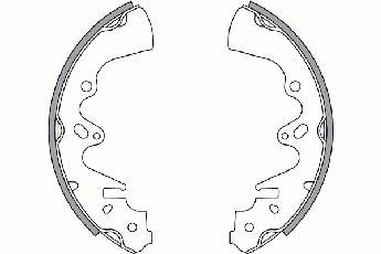 2732397 NK sapatas do freio traseiras de tambor