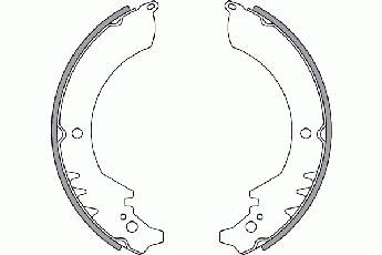2751419 NK sapatas do freio traseiras de tambor
