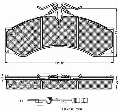 Колодки Optimal 10119 цена, от 10.90 USD