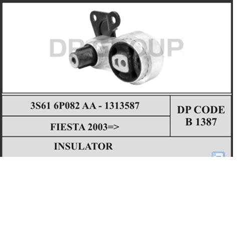 3S616P082AA Ford coxim (suporte traseiro de motor)