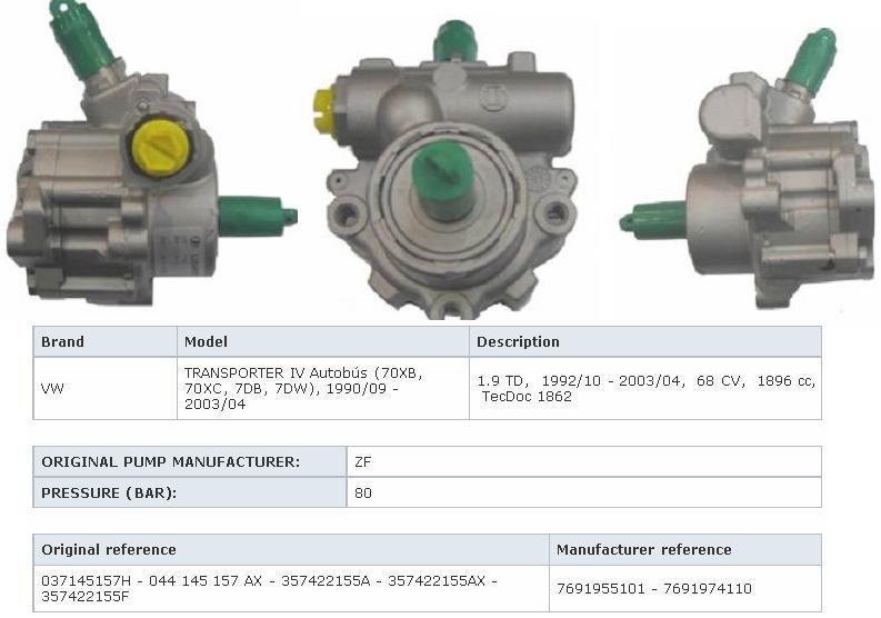 Насос ГУР 044145157A ZF Parts