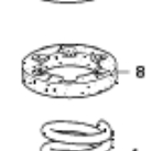 Проставка (резиновое кольцо) пружины передней верхняя на Acura RL 