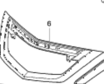 Накладка (рамка) решетки радиатора на Acura ZDX 