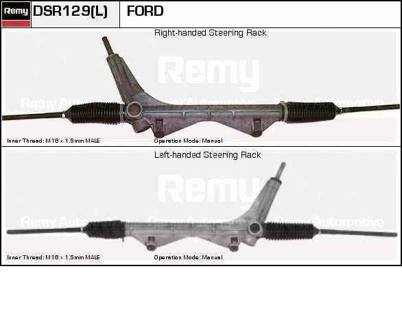 DSR129L Delco Remy cremalheira da direção