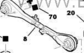 517847 Peugeot/Citroen barra transversal de suspensão traseira