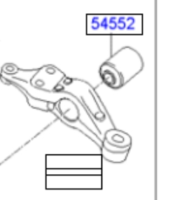 Сайлентблок переднього важеля 545523K600 HYUNDAI