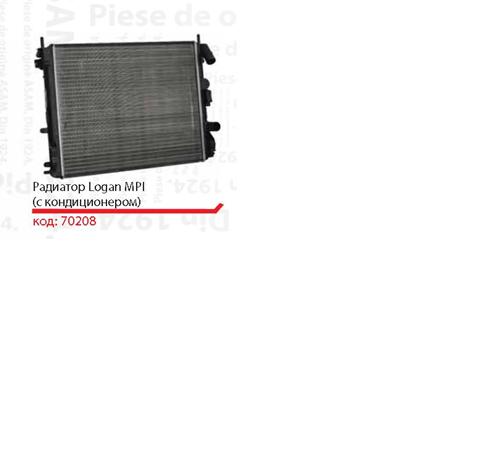 042-017-0006 Depo/Loro radiador de esfriamento de motor
