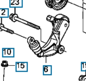 31170RWK025 Honda reguladora de tensão da correia de transmissão