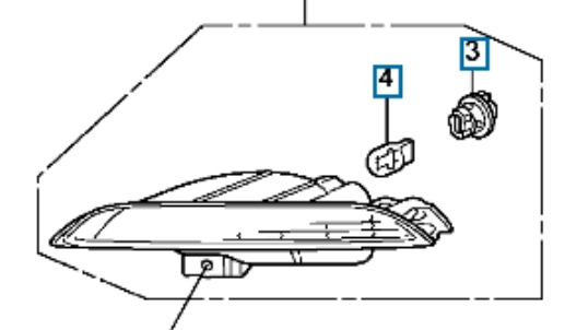 Купить 33300TM8003 Honda Указатели поворота (передние)