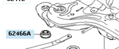 Сайлентблок передней балки Hyundai/Kia 624671C000 цена, от 38.28 USD