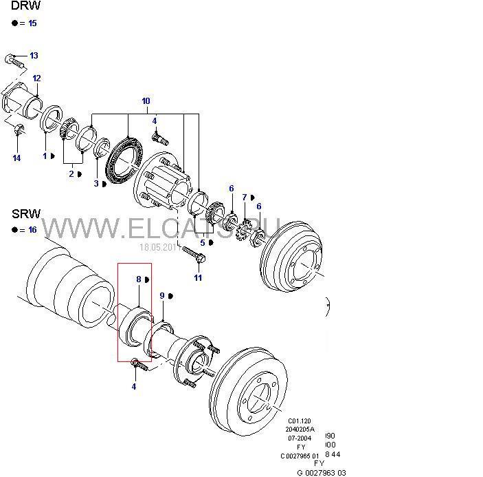 F75W1225BA BSG rolamento de cubo traseiro