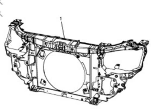 Рамка радиатора K05116300AD Fiat/Alfa/Lancia