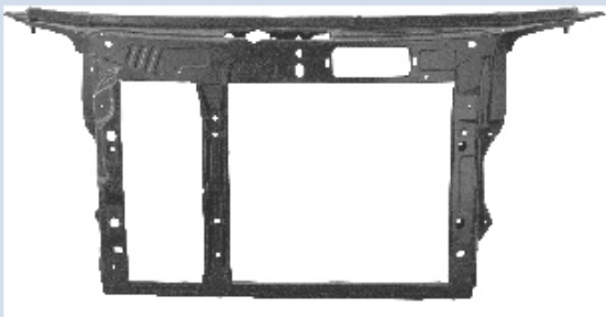 Suporte do radiador montado (painel de montagem de fixação das luzes) 5J0805591 VAG
