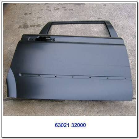 Porta traseira direita para SsangYong Actyon (QJ)