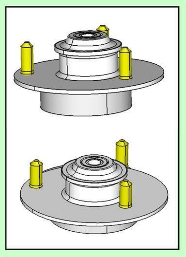 Suporte de amortecedor dianteiro 4431509001 Ssang Yong