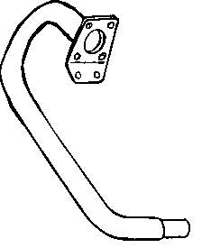 Silenciador, parte dianteira FP9557G12 Polmostrow